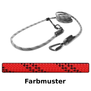 EASYLONG Hundeleine TWIST - L - 2,5m - rot rally